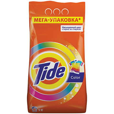 Стиральный порошок TIDE Color автомат,  9кг, для цветного белья