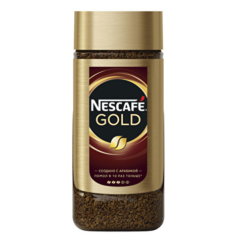 Кофе растворимый NESCAFE Gold, сублимированный, стеклянная банка, 95г