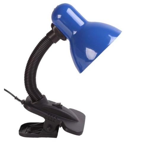 Светильник на прищепке UNIEL TLI-206, Е27, 60W, выключатель механический, синий