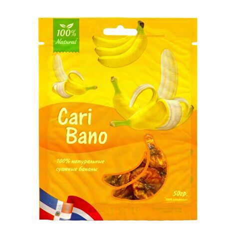Банан сушеный Cari Bano, 50г
