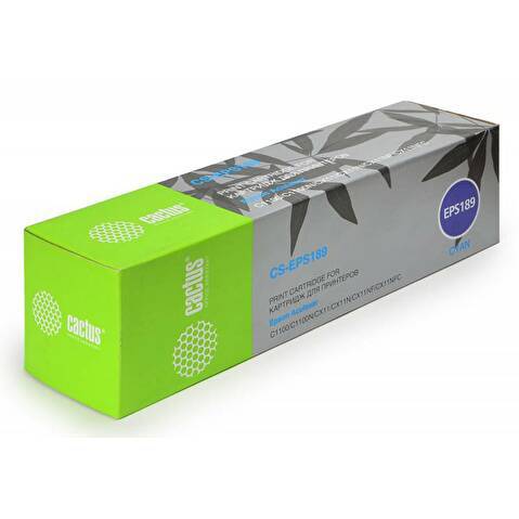 Картридж EPS189 для Epson AcuLaser C1100/C1100N/CX11/CX11N/CX11NF/CX11NFC, 4000стр, Cyan, CACTUS