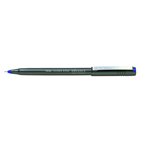 Ручка капиллярная PENTEL SD570-C Ultra Fine Advance, 0.6мм, синяя, одноразовая