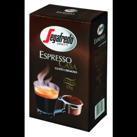 Кофе в зернах Segafredo ESPRESSO CASA, 500г, вакуумная упаковка