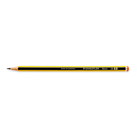 Карандаш чернографитовый STAEDTLER Noris 120-0, 2B, заточенный