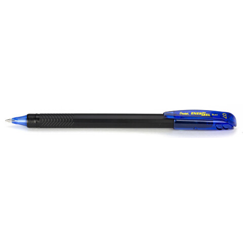 Ручка гелевая PENTEL BL417-C Energel, 0.35/0.7мм, черный корпус, синяя