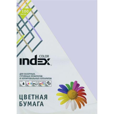 Бумага цветная INDEX COLOR pastel  A4   80/100, лиловая (85)