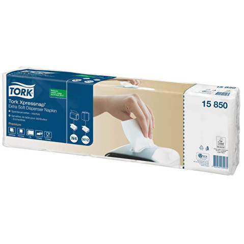Салфетки для диспенсера TORK Premium IF( N4),  2-слойные, 200л/уп, 5шт/уп (10844)
