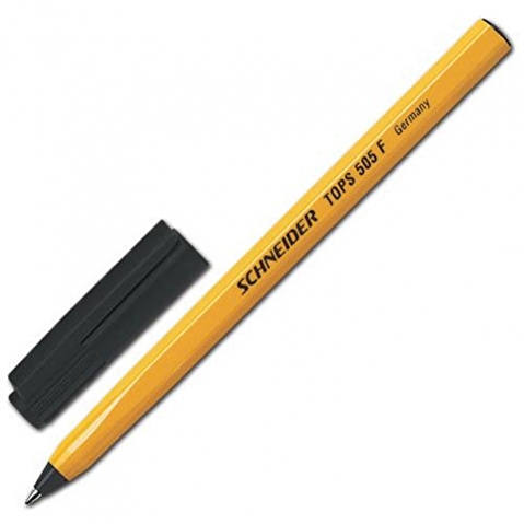 Ручка шариковая SCHNEIDER Tops 505 F, 0.3мм, черная