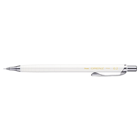 Карандаш механический PENTEL PP502-W ORENZ, 0.2мм, профессиональный, корпус белый