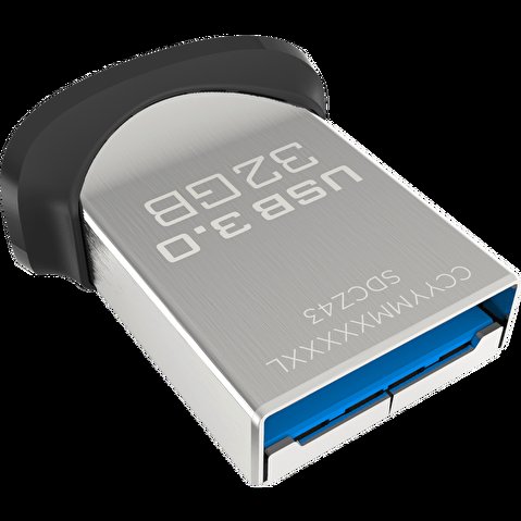 Флэш-память  32Gb SANDISK Ultra Fit, USB3.0, серебристый (SDCZ43-032G-GAM46)