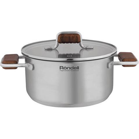 Кастрюля Rondell Fjord RDS-1791 3.2л. d=20см (с крышкой) стальной