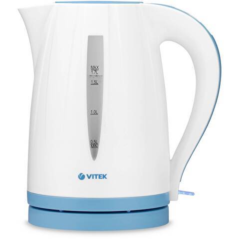 Чайник электрический Vitek VT-7031 1.7л. 2200Вт белый корпус: пластик