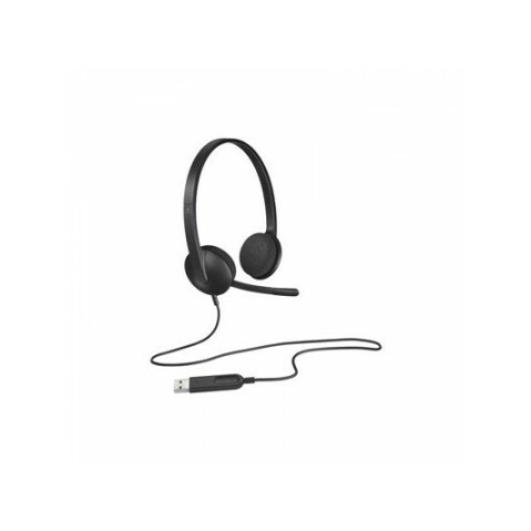 Наушники с микрофоном LOGITECH Stereo Headset H340  (981-000475)