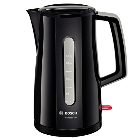 Чайник электрический BOSCH TWK3A013 , 2400Вт, 1.7л, пластик, черный