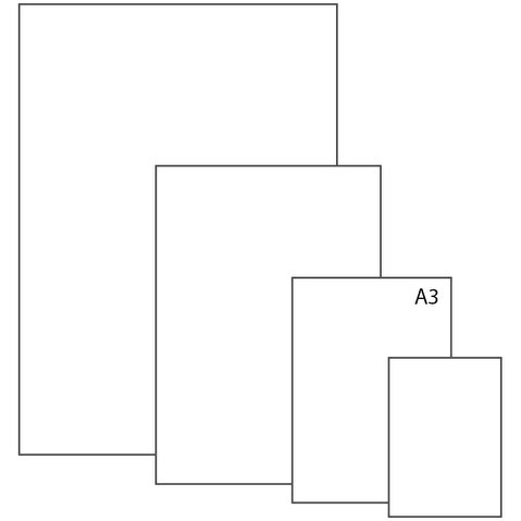 Ватман А3 (297х420мм) 200г/м2, 100л/упак, ГОЗНАК