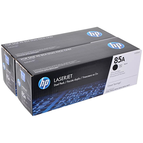 Картридж HP-CE285AF для HP LJ P1102/P1102w/M1212nf/M1132, 1600стр, Black, двойная упаковка