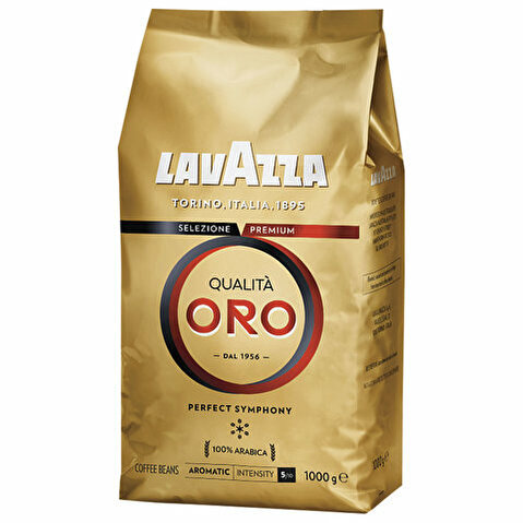 Кофе в зернах LAVAZZA Oro, 1000г, вакуумная упаковка