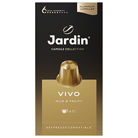 Кофе в капсулах JARDIN Vivo для кофемашин Nespresso, 10шт/уп