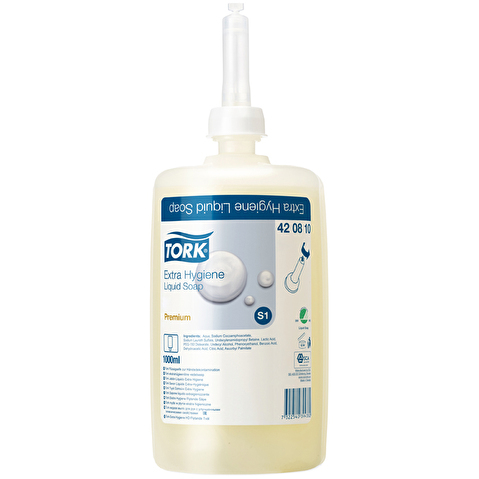 Капсула TORK Premium S1 System, с жидким мылом, 1л, с улучшенными гигиеническими свойствами (420810)