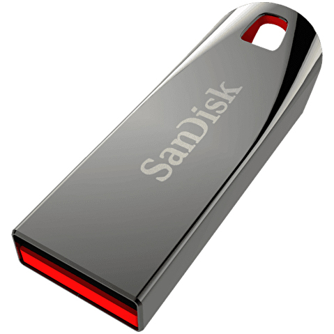 Флэш-память  32Gb SANDISK Cruzer Force, USB2.0, серебристый и красный [sdcz71-032g-b35]