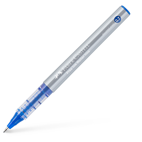 Ручка-роллер Faber-Castell Free Ink, 0.7мм, одноразовая, синяя
