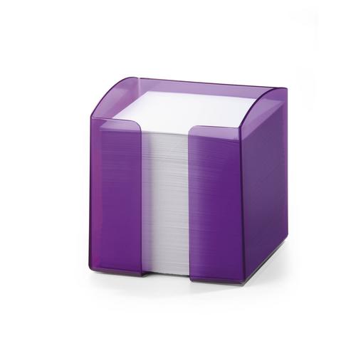 Подставка под бумажный блок  DURABLE TREND 9х9х8см, прозрачно-фиолетовый (1701682-992)