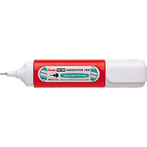Корректирующая ручка PENTEL ZLC31-W Fine Point, 12мл, металлический наконечник 1.0мм