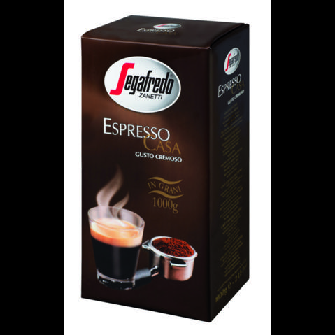 Кофе в зернах Segafredo ESPRESSO CASA, 1000г, вакуумная упаковка