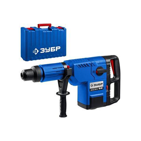 Перфоратор ЗУБР ЗПМ-52-1500 ЭК, SDS-Max, 18 Дж, 1500 Вт, в кейсе