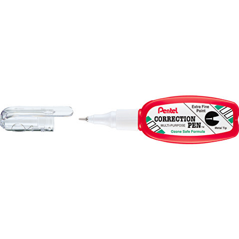 Корректирующая ручка PENTEL ZL103-W Extra Fine Point, 4.2мл, металлический наконечник