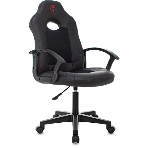 Кресло игровое Zombie 11LT, эко.кожа/ткань черна, до 120кг