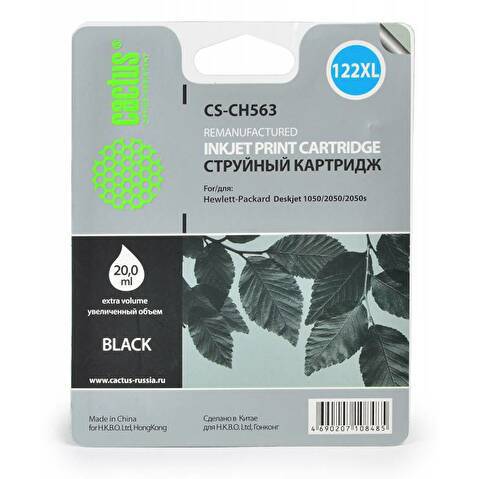 Картридж CH563 для  HP DJ 1050/2050/2050s, 480стр, Black, CACTUS