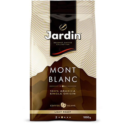 Кофе в зернах JARDIN Mont Blanc, 1000г, вакуумная упаковка