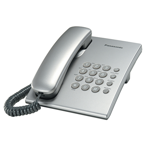 Телефон Panasonic KX-TS2350 RUS, серебристый