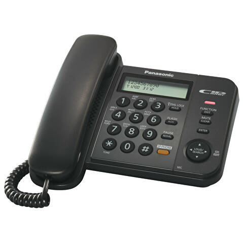 Телефон Panasonic KX-TS2358 RUB, черный