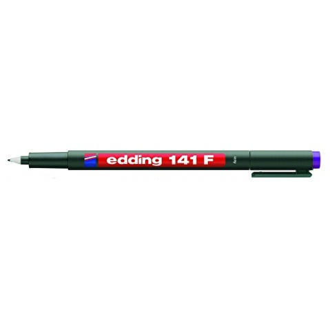 Маркер для пленок EDDING 141F, 0.6мм, фиолетовый