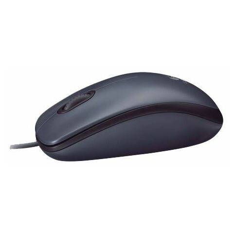 Мышь проводная оптическая LOGITECH M90, USB Retail, черная (910-001794/910-001793)