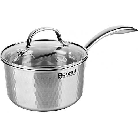 Ковш Rondell RainDrops RDS-1292 1.7л. d=16см (с крышкой) стальной