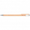 Ручка гелевая PENTEL K108-PF Hybrid Milky, 0.4/0.8мм, пастельная оранжевая