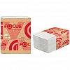 Бумага туалетная листовая Focus Premium, V-сложение, 2-слойная, 250л/уп, 10.8х23см, белая, 30шт/уп (5049979)