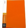 Папка с пружинным скоросшивателем Lamark, А4, пластик, 0.60мм, карман, неон оранжевая