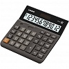 Калькулятор настольный 12 разр. CASIO DH-12-BK, двойное питание, 151x32x159мм, черный