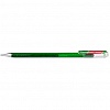 Ручка гелевая PENTEL K110-DBDX Hybrid Dual Metallic, 0.5/1.0мм, гибридные чернила "хамелеон", зеленый + красный металлик
