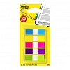 Закладки 3M Post-it Professional 683-5СBP, 11.9х43.2мм, клейкие, пластик, 5 неон.цветов по 20л