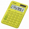Калькулятор настольный 12 разр. CASIO MS-20UC-YG, двойное питание, 105.5x22.8x149.5мм, желто-зеленый