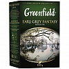 Чай черный ароматизированный GREENFIELD Earl Grey Fantasy, 100г, листовой