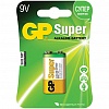 Батарейка GP Крона 6F22/6LR61/MN1604, Super, 9V, алкалиновая