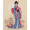 Набор для вышивания "PANNA"  "Золотая серия"   NM-7264   "Женщины мира. Япония" 28  х 34.5  см