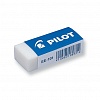 Ластик PILOT, 42x19x12мм, виниловый, белый, картонный держатель