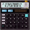 Калькулятор настольный 12 разр. Deli E39231, расчет наценки, 129х129х26мм, черный